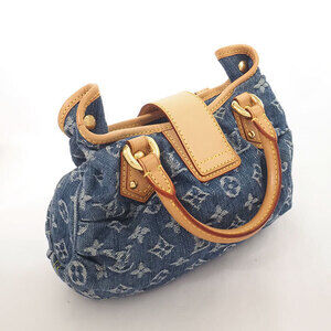 Louis Vuitton Denim Monogram Handbag Pleaty